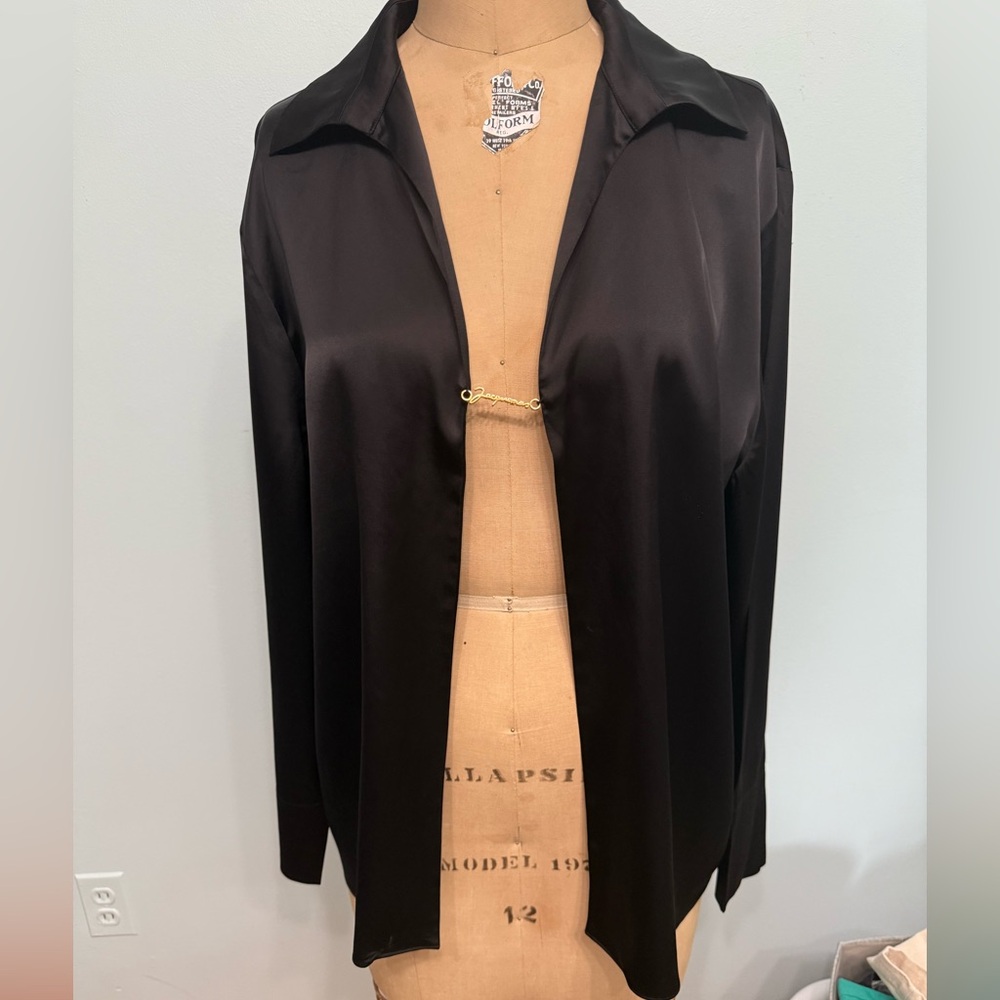 Jacquemus La Chemise Notte satin shirt